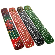 Подставка для благовоний Лыжа с инкрустацией 26 см LH-01