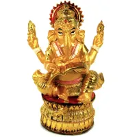 Золотой Ганеша большой 11см N478-5