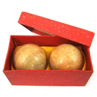 Шары баодинг камень 5,3см коричневые N427-4