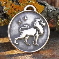 Зодиак № 05, Лев, бронза, Д-26мм, 26*29мм (ЗЗ 005) BV04-05