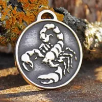 Зодиак № 08, Скорпион, бронза, Д-26мм, 26*29мм (ЗЗ 008) BV04-08