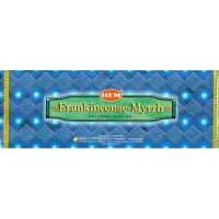 Благовония шестигранники HEM Frank Incense Myrrh Ладан - Мирра блок 6 штук