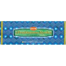 Благовония шестигранники HEM Frank Incense Myrrh Ладан - Мирра блок 6 штук