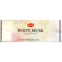 Благовония шестигранники HEM White Musk БЕЛЫЙ МУСК блок 6 штук