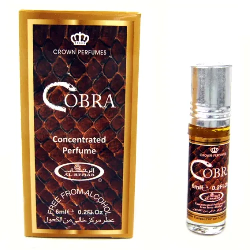 Арабские масляные духи Кобра (Cobra), 6 мл G11-0129