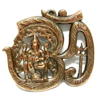 Панно Ом-Ганеш 20х18см силумин R177