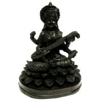 Сарасвати статуэтка 15 см пластик R031