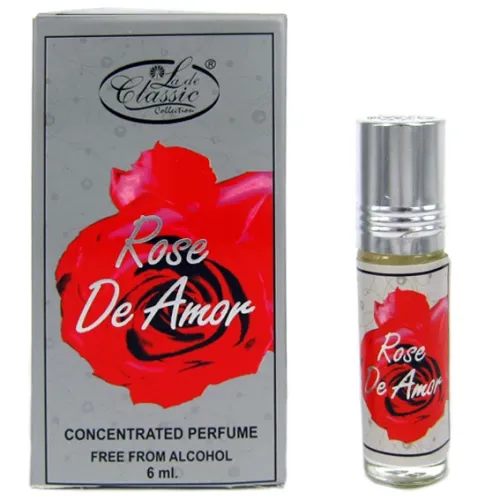 Арабское парфюмерное масло Al Rehab Роза любви (Rose de amor), 6 мл G11-0148