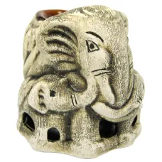 Аромалампа Слоны, керамика 10х11 см N506-32