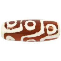 Бусина Дзи «9 глаз», 30мм, сердолик DZ05-44