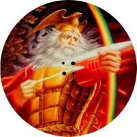 Подставка для благовоний «Перун», d=6 см, ХДФ попб15