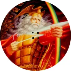 Подставка для благовоний «Перун», d=6 см, ХДФ попб15