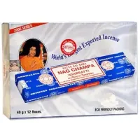 Благовония прямоугольные SATYA Nag Champa Наг Чампа 40 грамм блок 12 штук SATYA
