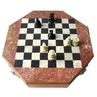 Шахматы дерево, камень CH 9A