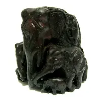 Семья слонов 10х10см пластик R356