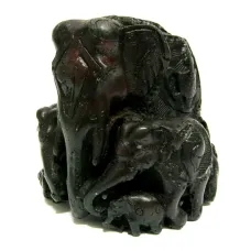 Семья слонов 10х10см пластик R356