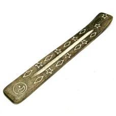 Подставка для благовоний Лыжа 26 см дерево R291