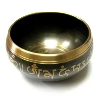 Чаша поющая черная 11 см ~480 г R060-2