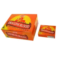 Благовония конусные HEM Dragons Blood Кровь Дракона блок 12 штук