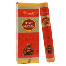 Благовония шестигранники Aromatika Money Drawing ПРИВЛЕЧЕНИЕ ДЕНЕГ блок 6 штук