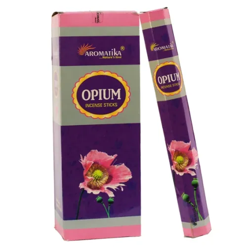 Благовония шестихгранники Aromatika Opium МАК блок 6 штук
