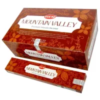 Благовония масала HEM Mountain Valley блок 15 грамм 12 штук