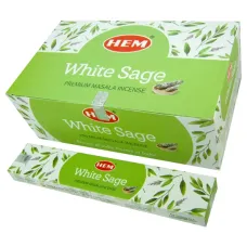 Благовония масала HEM White Sage блок 15 грамм 12 штук