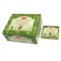Благовония конусные HEM Precious Patchouli Драгоценный Пачули блок 12 штук