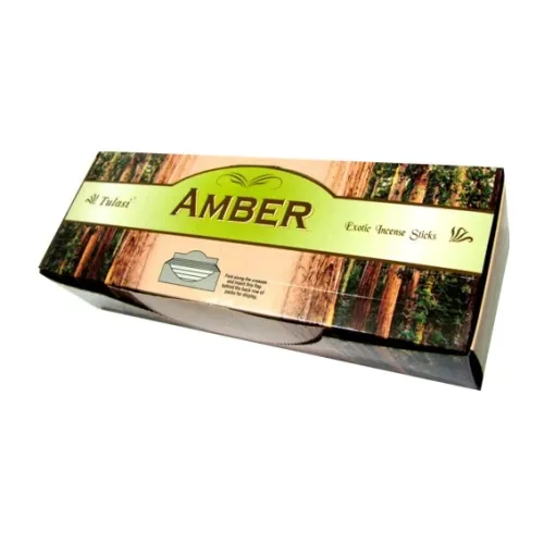 Благовония шестихгранники SARATHI Amber Classic range АМБЕР блок 6 штук