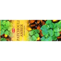Благовония шестигранники HEM Patchouli Amber ПАЧУЛИ АМБЕР блок 6 штук