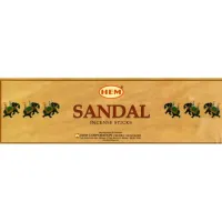 Благовония четырехгранники HEM Sandal САНДАЛ блок 25 штук