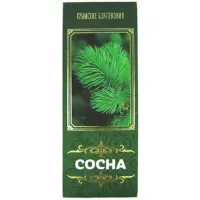 Благовония натуральные Сосна 10 палочек d.5мм L.10см с подставкой