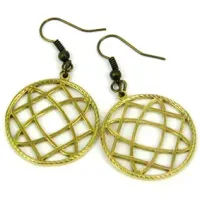 Серьги №12, Звезда Лады, бронза, Д-26мм (С 112) BV02-12