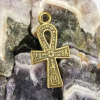 Амулет Крест жизни, бронза, 36*19мм (А 003) BV15-03