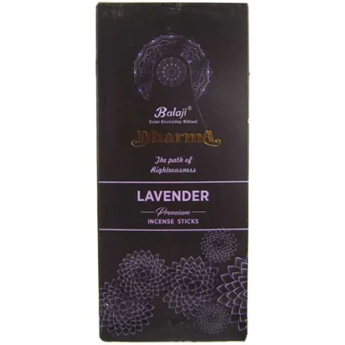 Благовония прямоугольные Balaji Dharma Lavender Лаванда 15 палочек блок 12 штук
