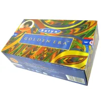 Благовония прямоугольные SATYA Golden Era Золотая Эра 15 грамм блок 12 штук