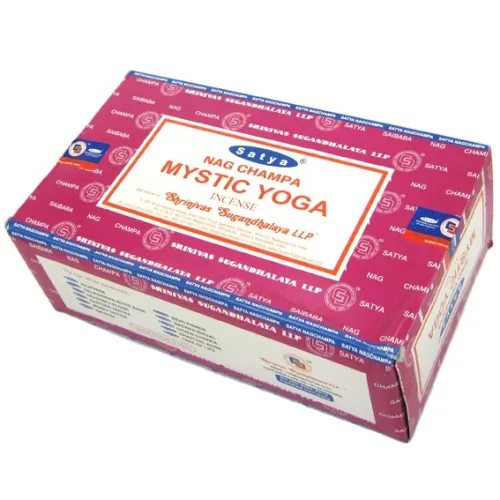 Благовония прямоугольные SATYA Mistic Yoga Мистическая Йога 15 грамм блок 12 штук