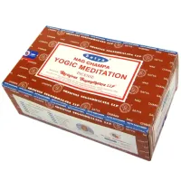 Благовония прямоугольные SATYA Yogic Meditation МЕДИТАЦИЯ 15 грамм блок 12 штук