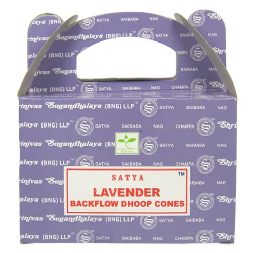 Благовония масала Satya Lavender ЛАВАНДА пуля (стелющийся дым)