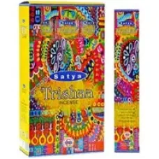 Благовония прямоугольные SATYA Trisha ТРИША 15 грамм блок 12 штук