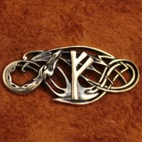 Браслет Рунический № 01 Феху, бронза, 30*12мм (БА 001) BV03-01