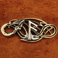 Браслет Рунический № 04 Ансуз, бронза, 30*12мм (БА 004) BV03-04