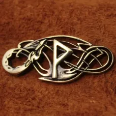 Браслет Рунический № 08 Вуньо, бронза, 30*12мм (БА 008) BV03-08