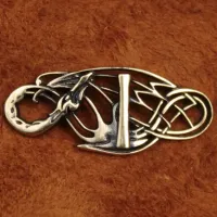 Браслет Рунический № 11 Иса, бронза, 30*12мм (БА 011) BV03-11