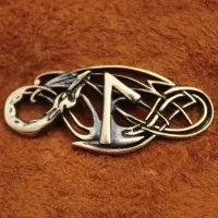 Браслет Рунический № 21 Лагуз, бронза, 30*12мм (БА 021) BV03-21