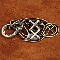 Браслет Рунический № 22 Ингуз, бронза, 30*12мм (БА 022)