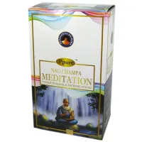 Благовония прямоугольные PPURE Meditation 15 грамм блок 12 штук