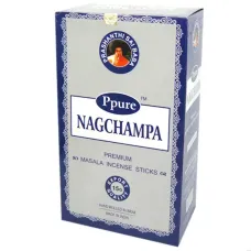 Благовония прямоугольные PPURE Nagchampa Blue Sliver Наг Чампа 15 грамм блок 12 штук