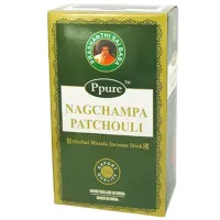 Благовония прямоугольные PPURE Patchouli Пачули 15 грамм блок 12 штук