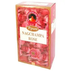 Благовония прямоугольные PPURE Rose Роза 15 грамм блок 12 штук